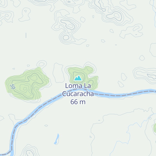 Map of Loma La Cucaracha