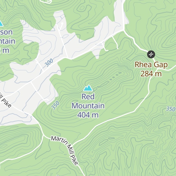 Map of Red Mountain