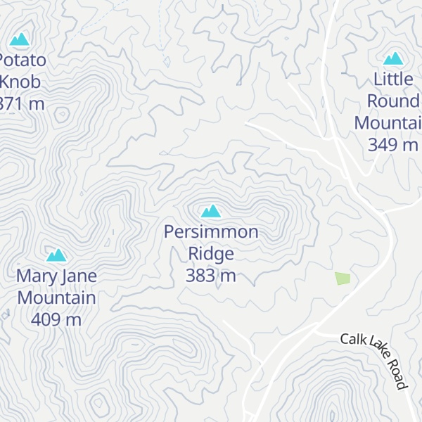 Map of Persimmon Ridge