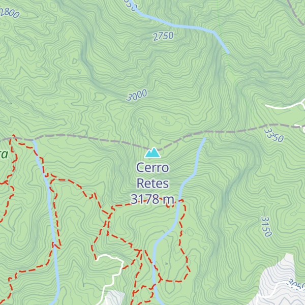 Map of Cerro Retes