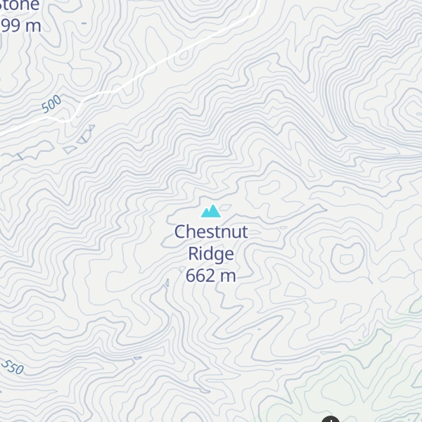 Map of Chestnut Ridge
