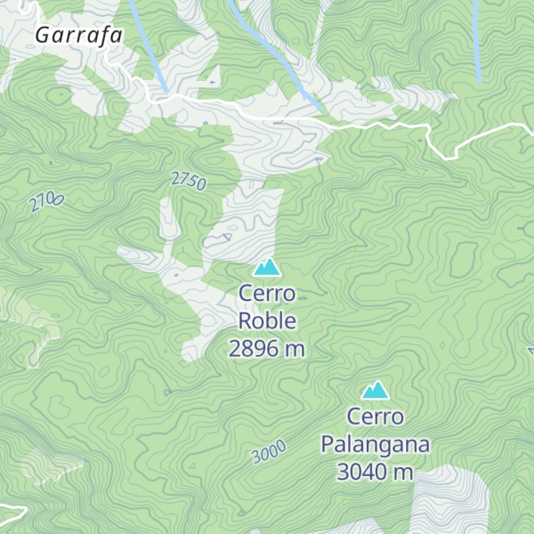 Map of Cerro Roble