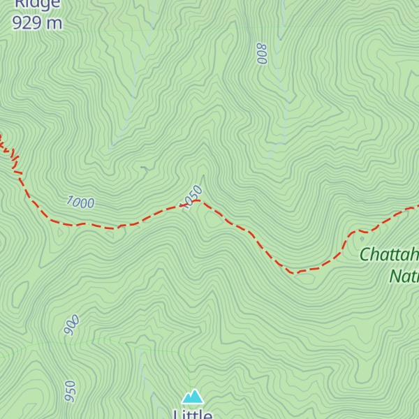 Map of Rock Spring Top
