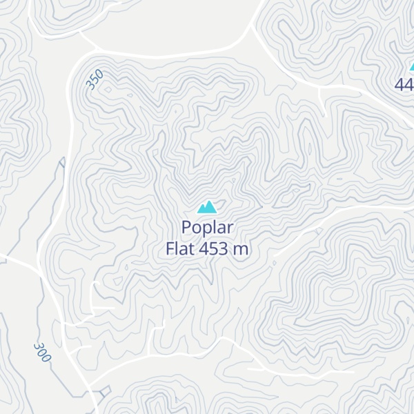Map of Poplar Flat