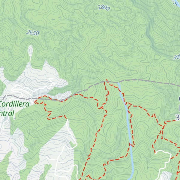 Map of Cerro Cabeza de Vaca
