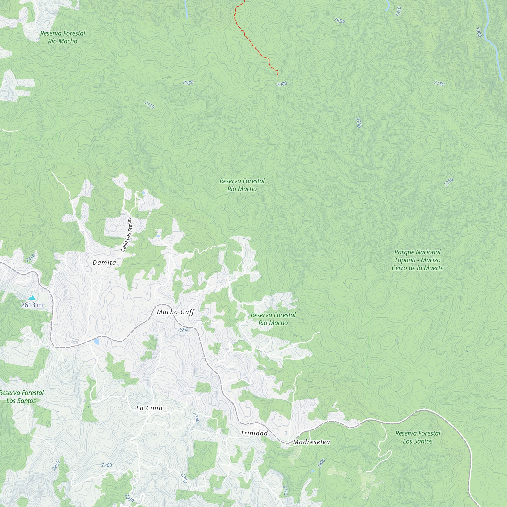Cerro Lodge & Gardens map