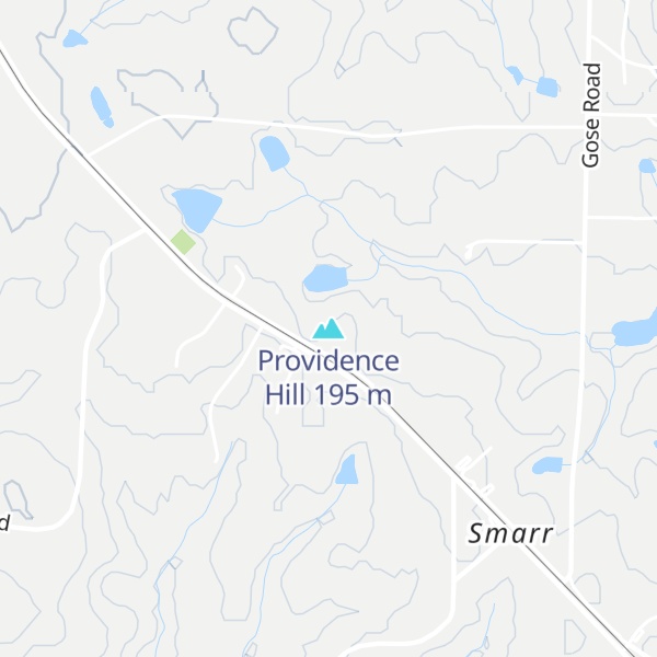 Map of Providence Hill