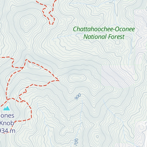 Map of Thunder-Struck Mountain