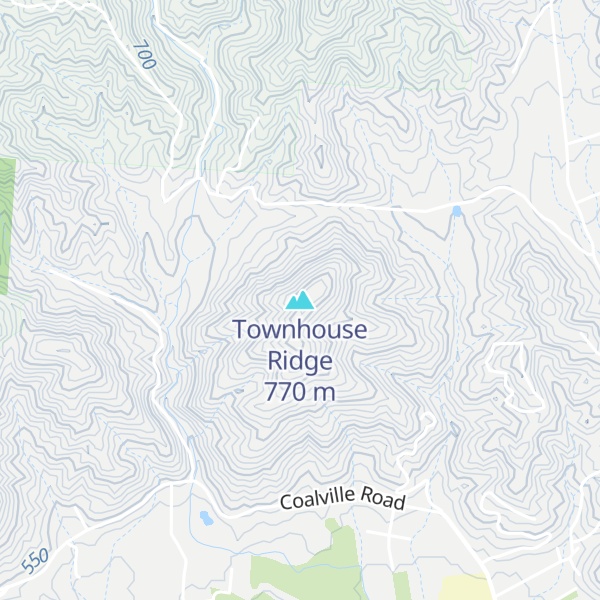 Map of Townhouse Ridge