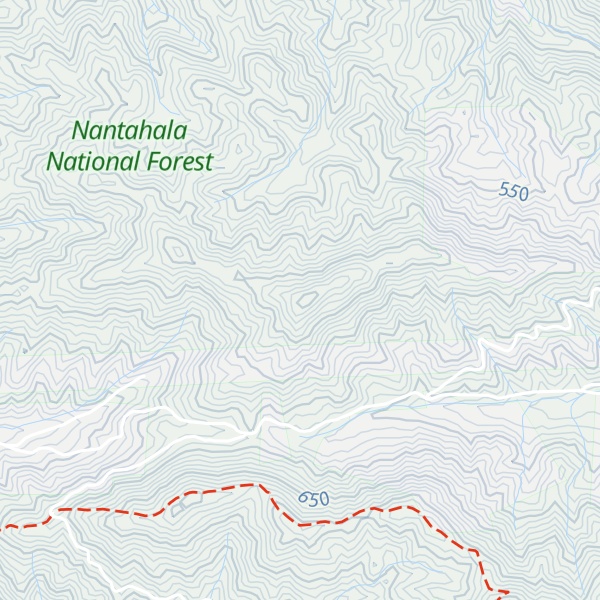 Map of Fork Ridge