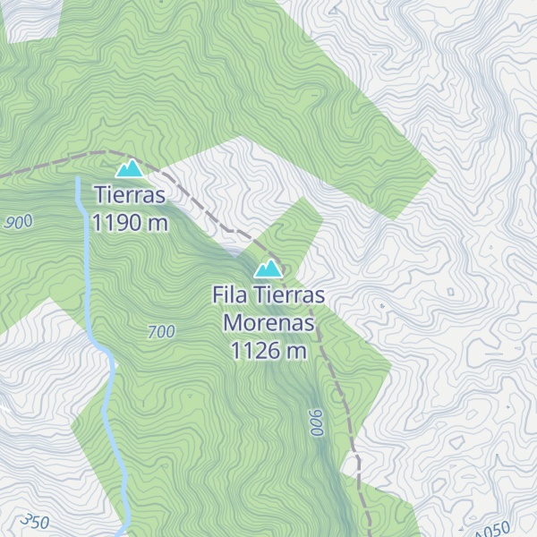 Map of Fila Tierras Morenas