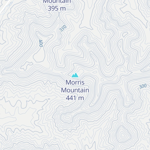 Map of Morris Mountain