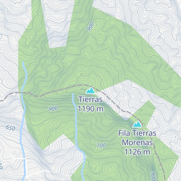Map of Tierras