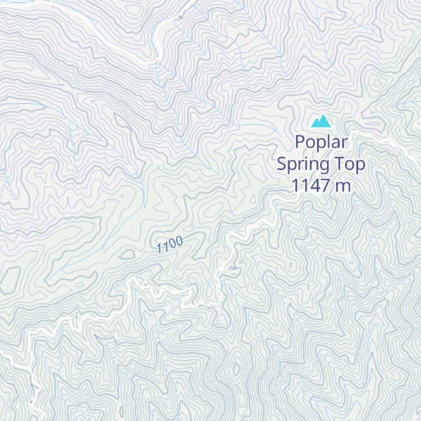 Map of Whiteoak Limb Ridge