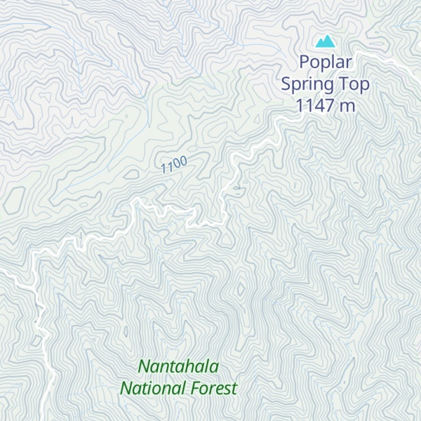 Map of Fork Ridge
