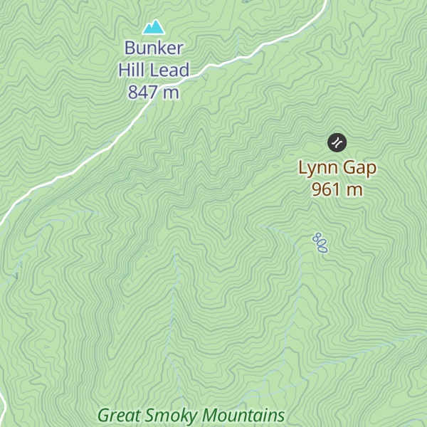 Map of Parson High Top