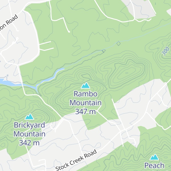 Map of Rambo Mountain