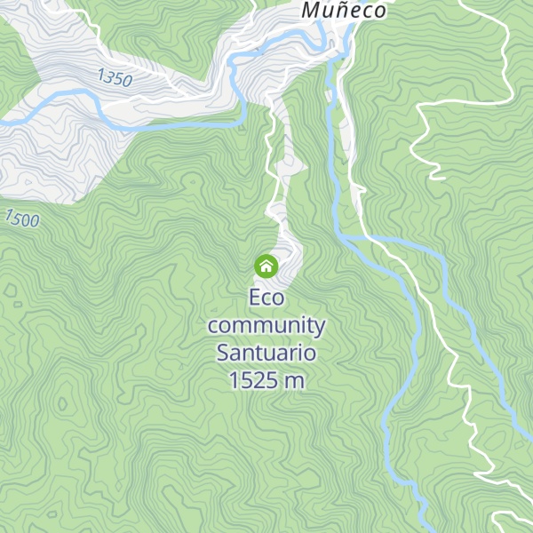 Map of Eco community  Santuario