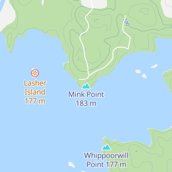 Map of Mink Point
