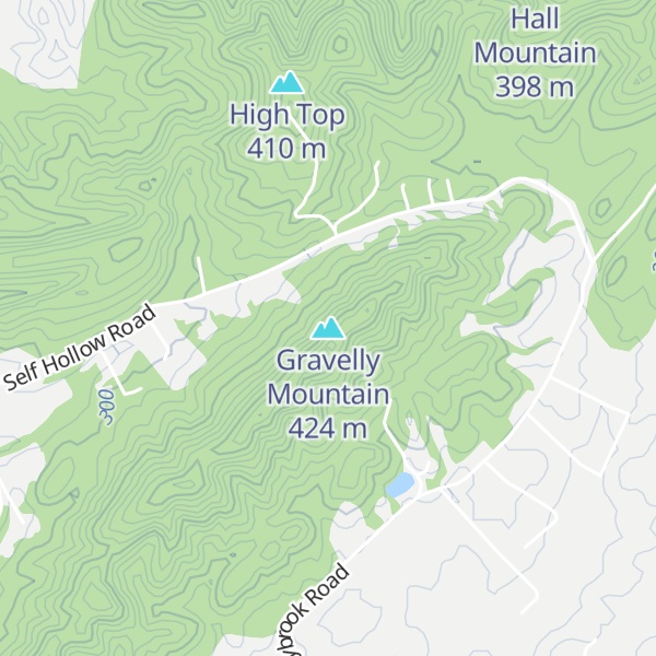 Map of Gravelly Mountain