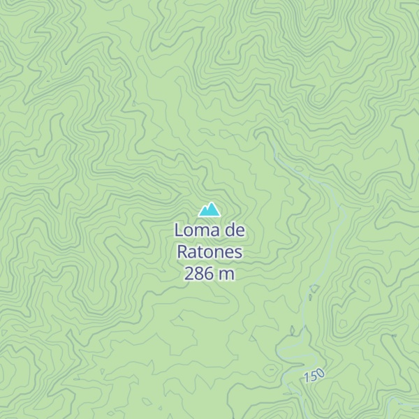 Map of Loma de Ratones