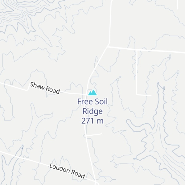 Map of Free Soil Ridge