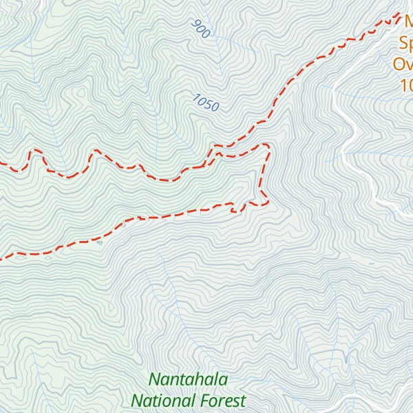 Map of Rock Creek Knob