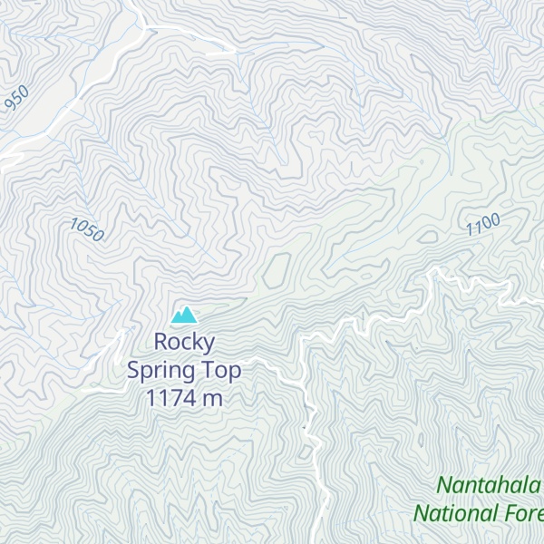Map of Parks Ridge