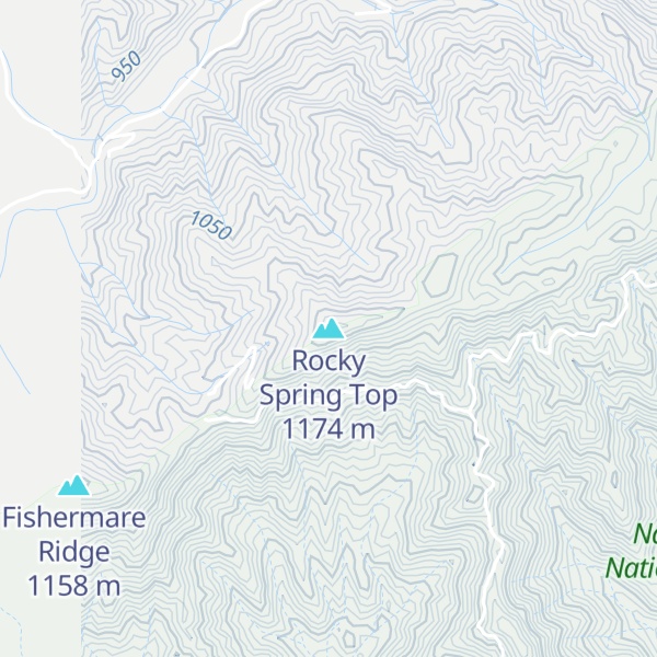 Map of Rocky Spring Top