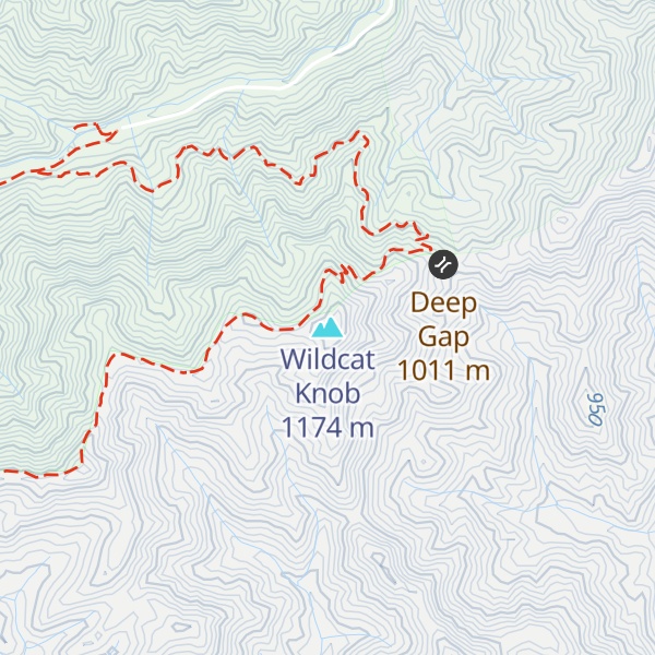 Map of Wildcat Knob