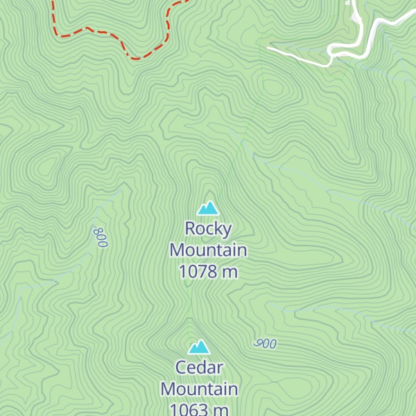 Map of Rocky Mountain