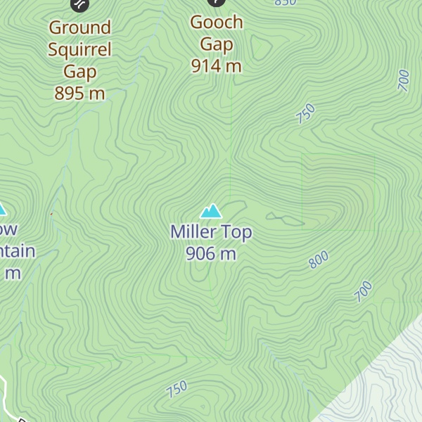 Map of Miller Top