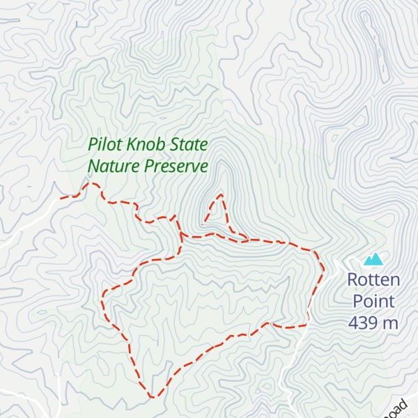 Map of Pilot Knob