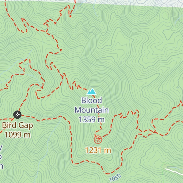 Map of Blood Mountain