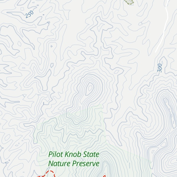 Map of Grape Knob