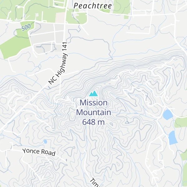 Map of Mission Mountain