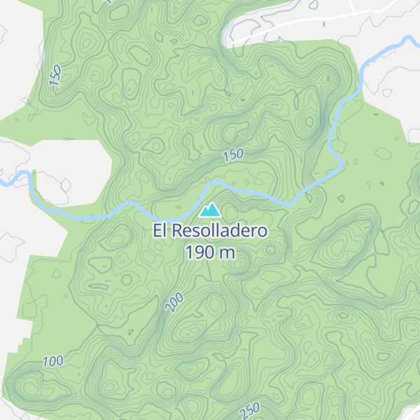 Map of El Resolladero