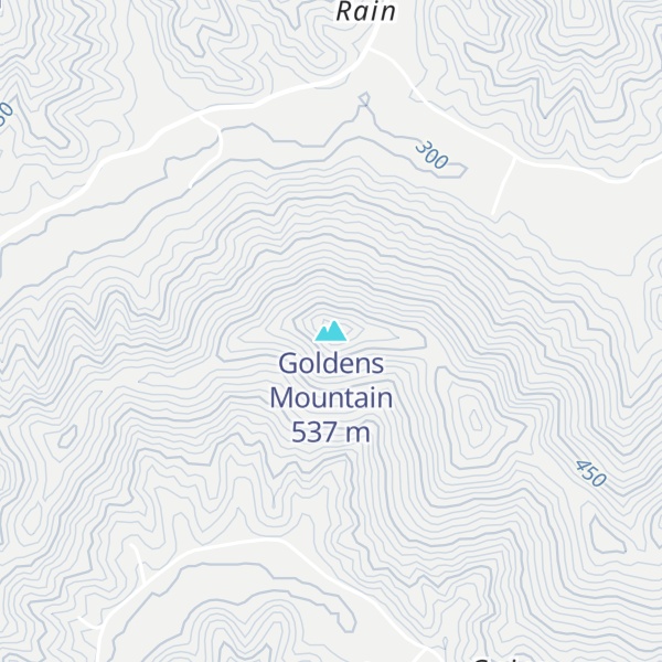 Map of Goldens Mountain