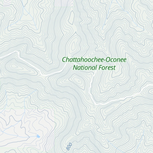 Map of Tarkiln Knob