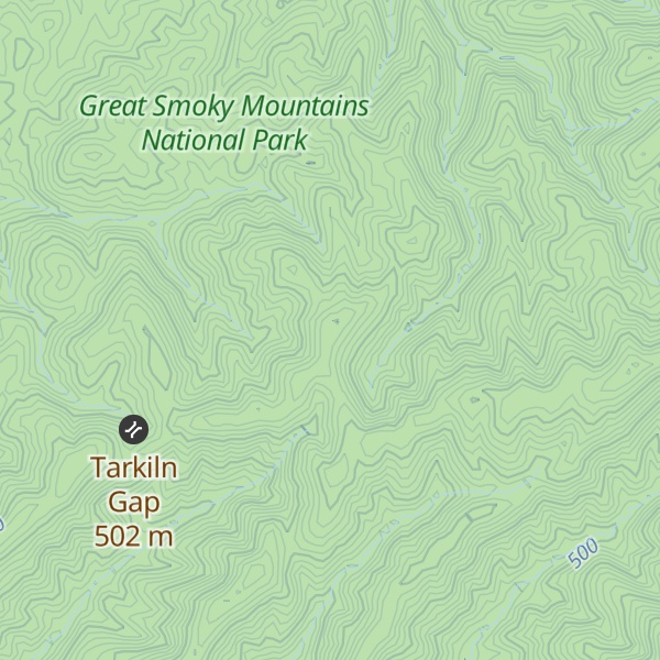 Map of Tarkiln Ridge