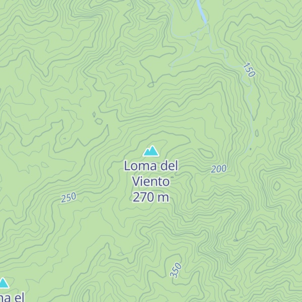 Map of Loma del Viento