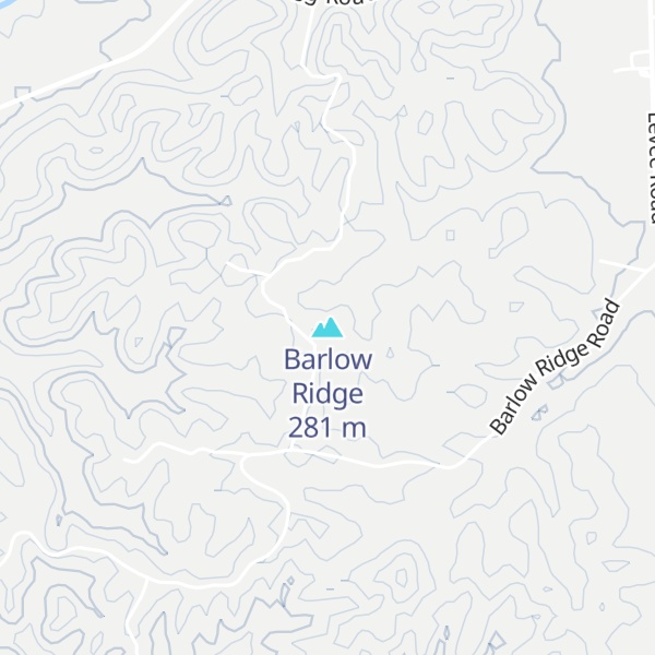 Map of Barlow Ridge