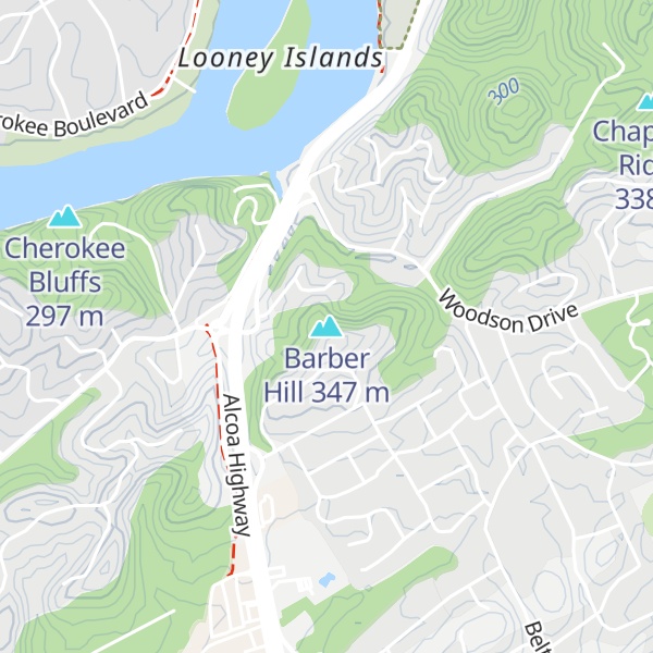 Map of Barber Hill