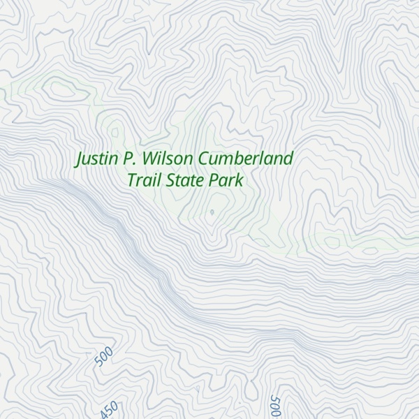 Map of Stout Knob
