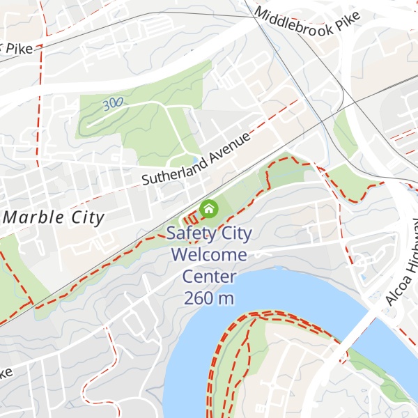 Map of Safety City Welcome Center