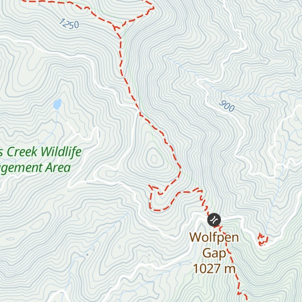 Map of Wildcat Knob