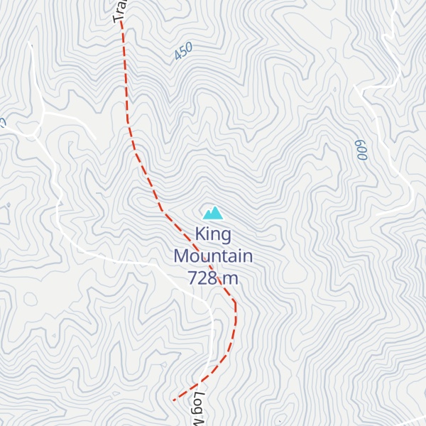 Map of King Mountain