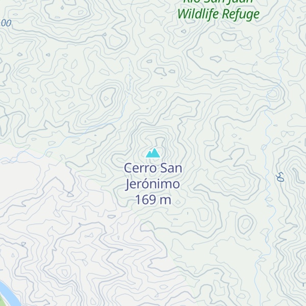 Map of Cerro San Jerónimo