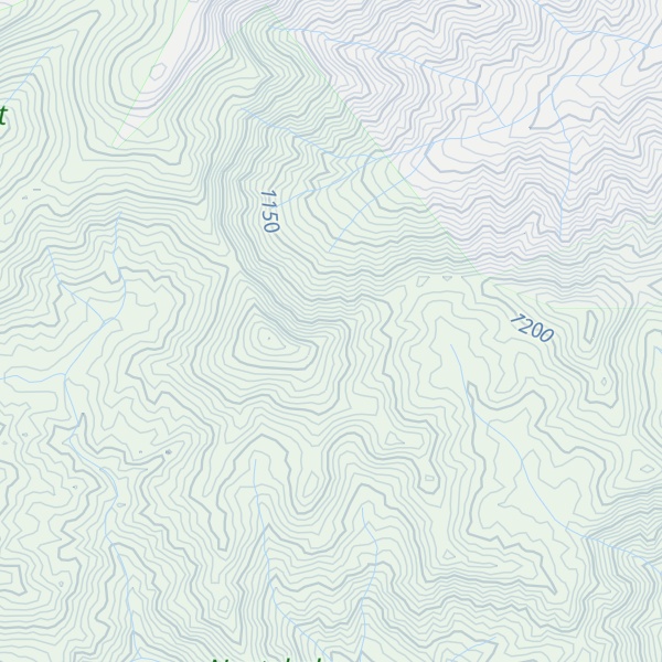 Map of Deerlick Ridge