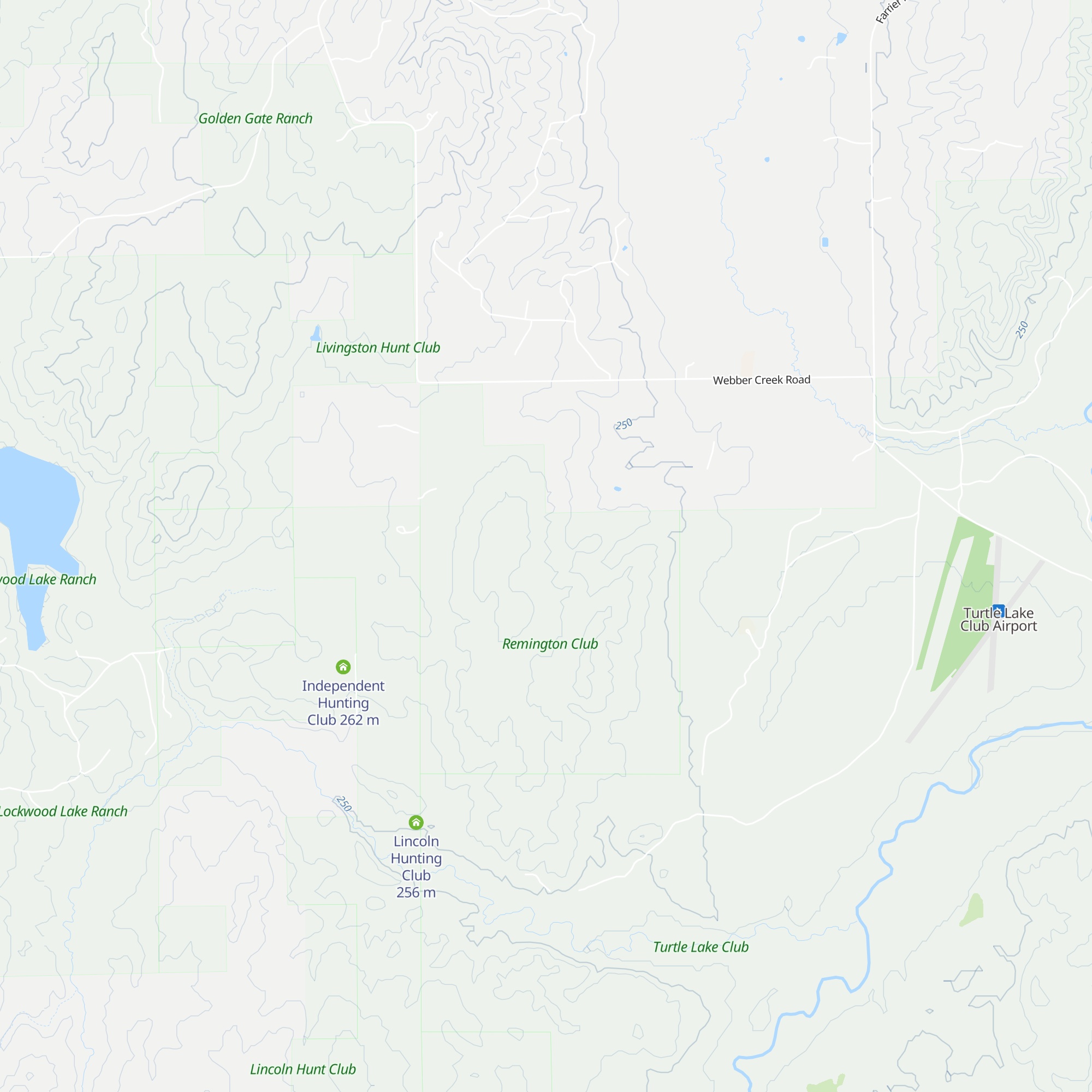 Remington Hunting Club map